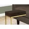 Monarch Specialties Accent Table - Espresso / Gold Metal With A Drawer I 3236 - alternate 5